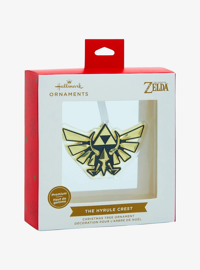 Hallmark Ornaments The Legend of Zelda Gold Hyrule Crest Premium Ornament