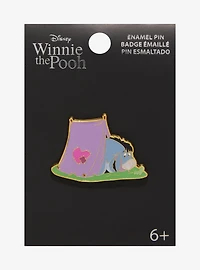 Loungefly Winnie the Pooh Eeyore Camping Tent Enamel Pin — BoxLunch Exclusive