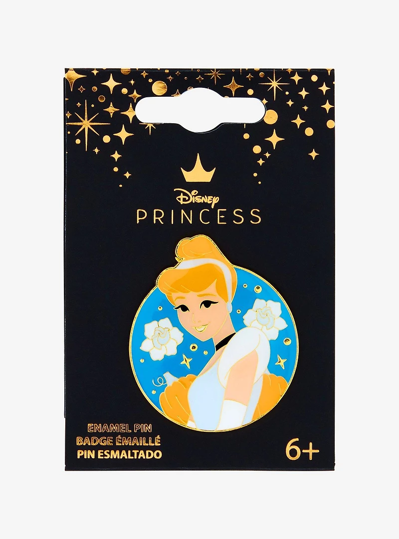 Loungefly Disney Cinderella Pumpkin Circular Enamel Pin — BoxLunch Exclusive