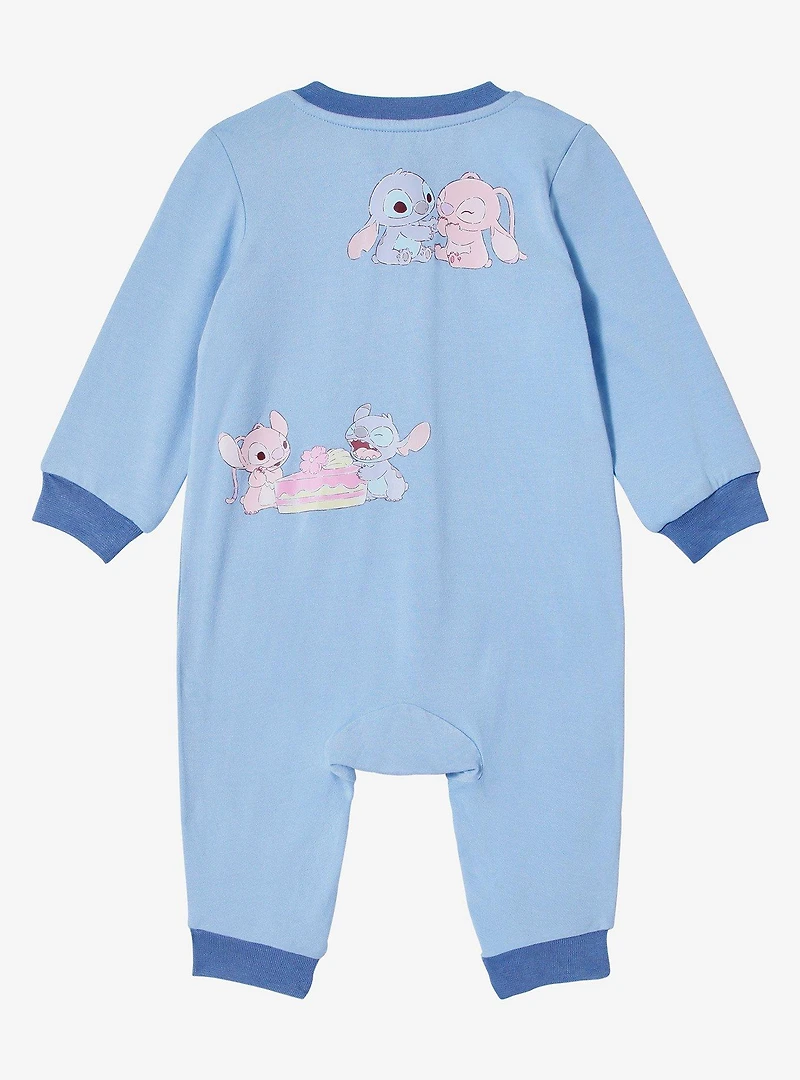 Disney Lilo & Stitch Angel Zippered Infant One-Piece