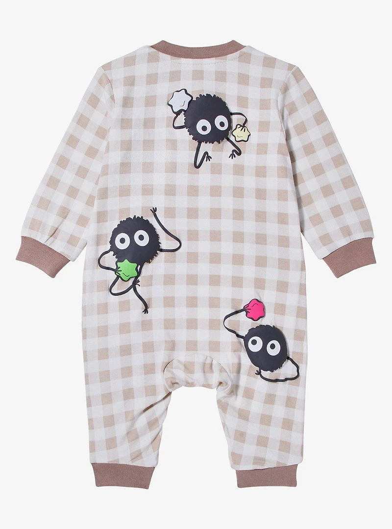 Studio Ghibli Spirited Away Soot Sprites Zippered Infant One-Piece