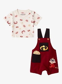 Disney Pixar The Incredibles Jack-Jack Cookie Infant T-Shirt & Overall Set — BoxLunch Exclusive