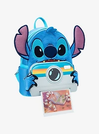 Loungefly Disney Lilo & Stitch Figural Stitch with Camera Mini Backpack - BoxLunch Exclusive
