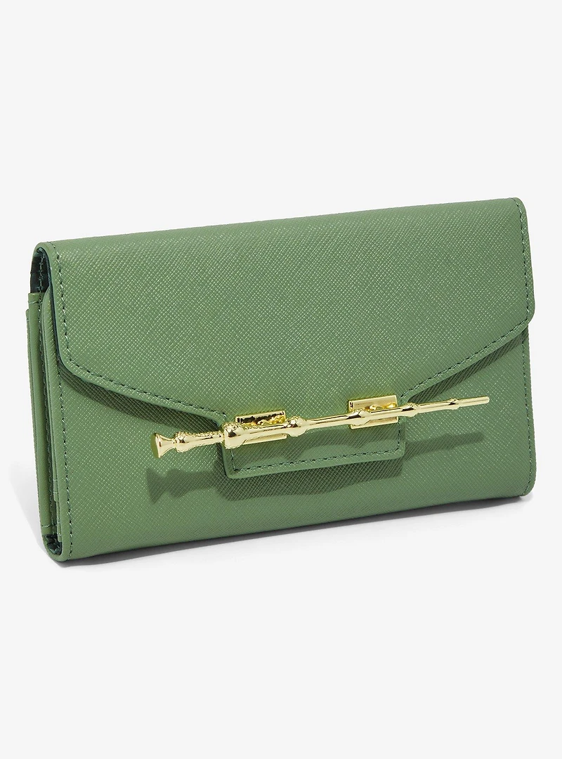 Loungefly Harry Potter Elder Wand Sage Wallet - BoxLunch Exclusive