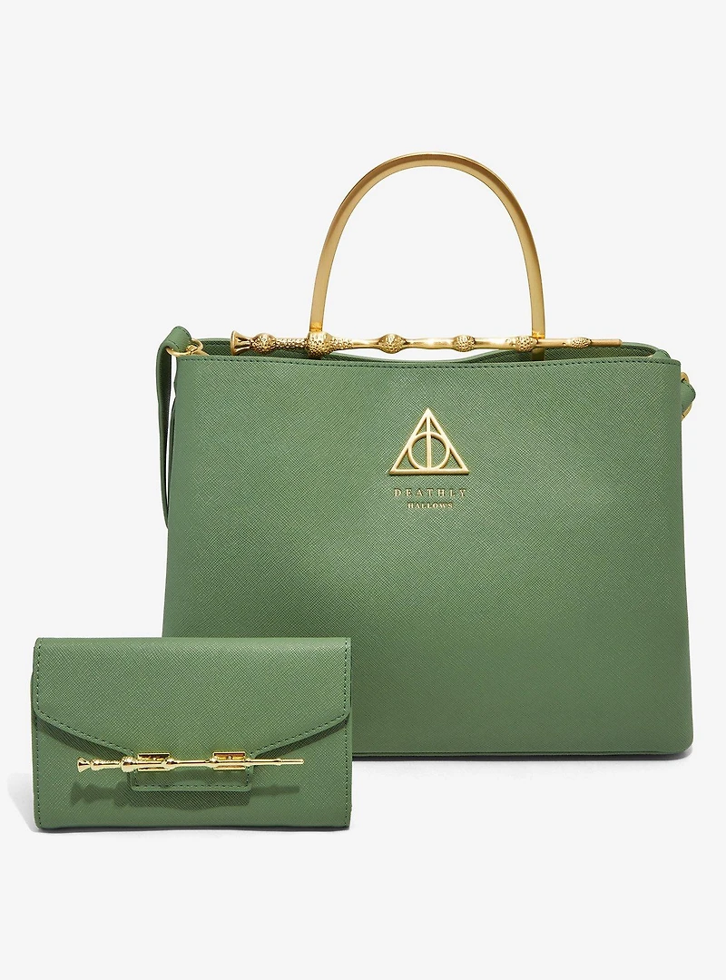 Loungefly Harry Potter Elder Wand Sage Wallet - BoxLunch Exclusive