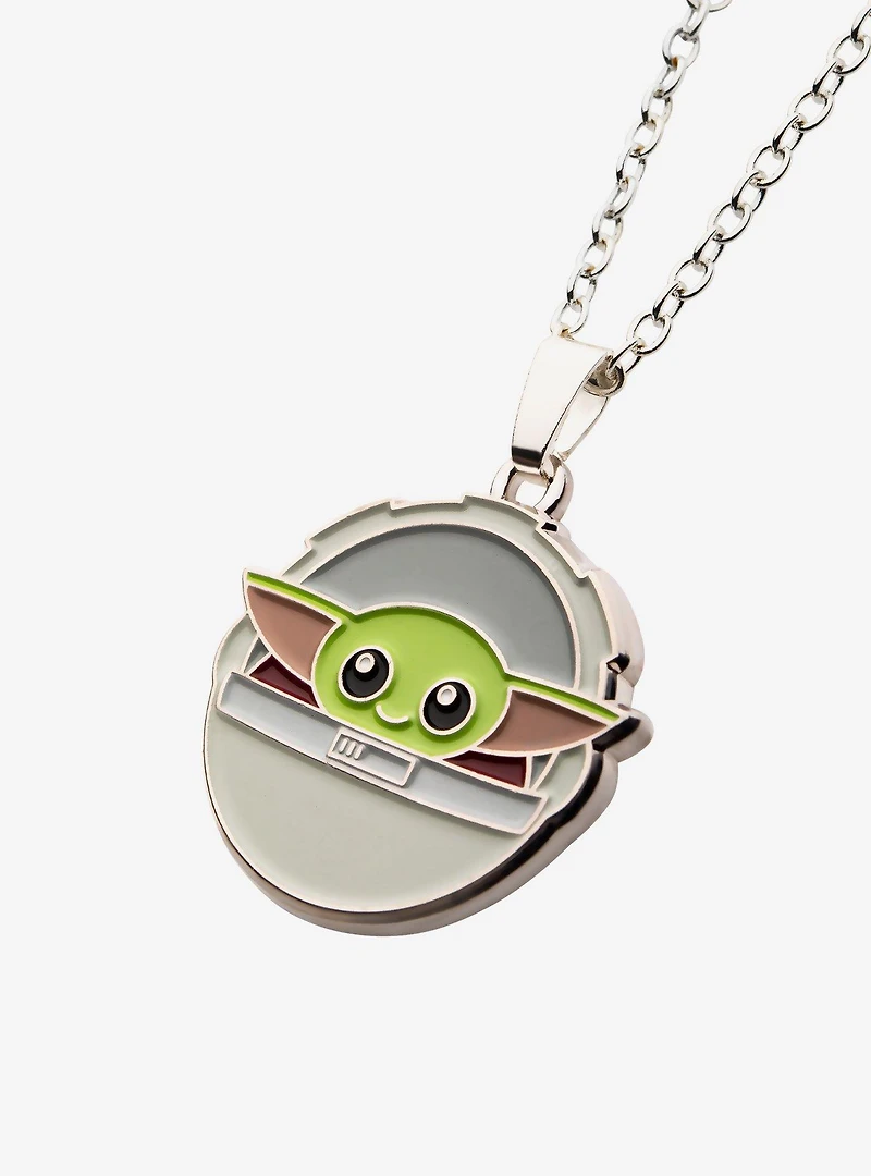 Star Wars: The Mandalorian Grogu Necklace And Earring Set