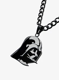 Star Wars Etched Darth Vader Pendant Necklace