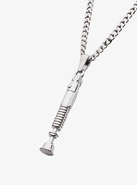 Star Wars Obi-wan Kenobi 3D Lightsaber Handle Pendant Necklace