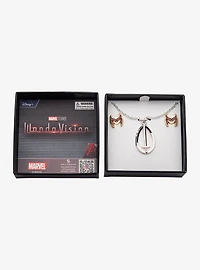 Marvel WandaVision Necklace & Earring Set