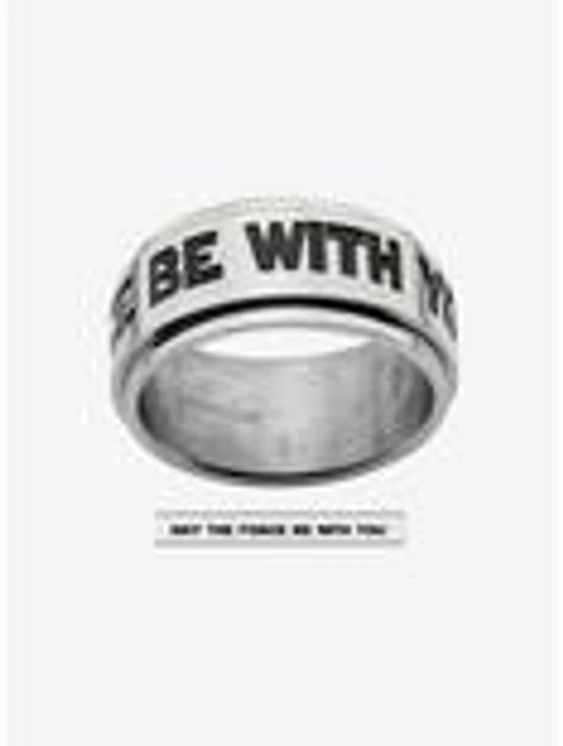 Star Wars May The Force Be With You Spinner Ring