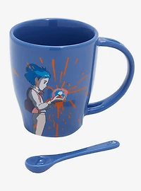 Studio Ghibli Howl's Moving Castle Howl & Star Child Mug with Spoon