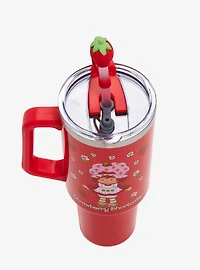 Strawberry Shortcake Straw Tumbler with Handle — BoxLunch Exclusive