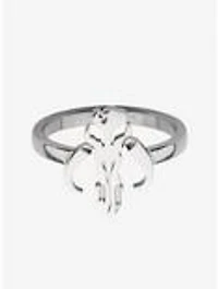 Star Wars The Mandalorian Symbol Cut Out Petite Ring