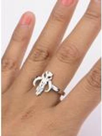 Star Wars The Mandalorian Symbol Cut Out Petite Ring