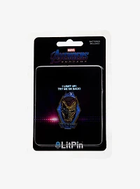 Marvel Avengers Endgame Iron Man Helmet Lightning Pin