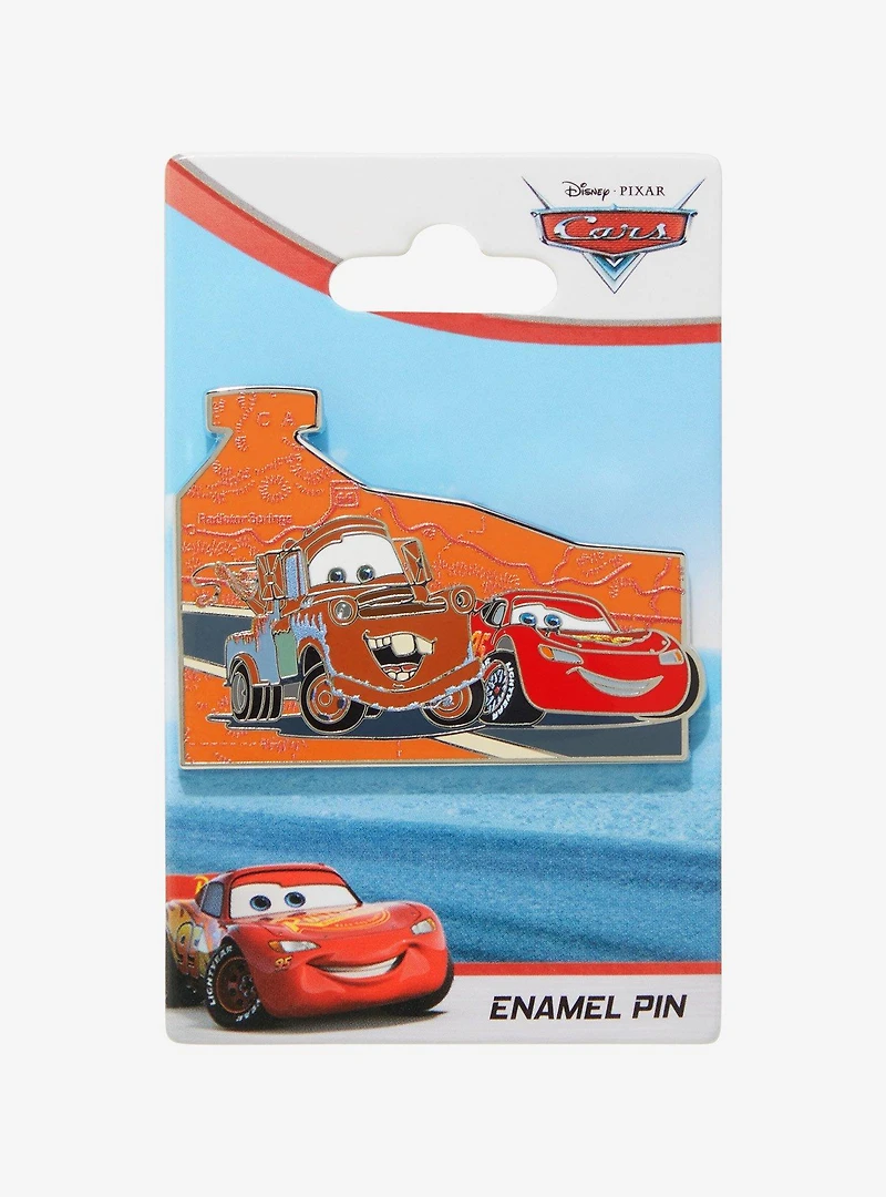 Disney Pixar Cars Lightning McQueen & Mater Radiator Springs Enamel Pin