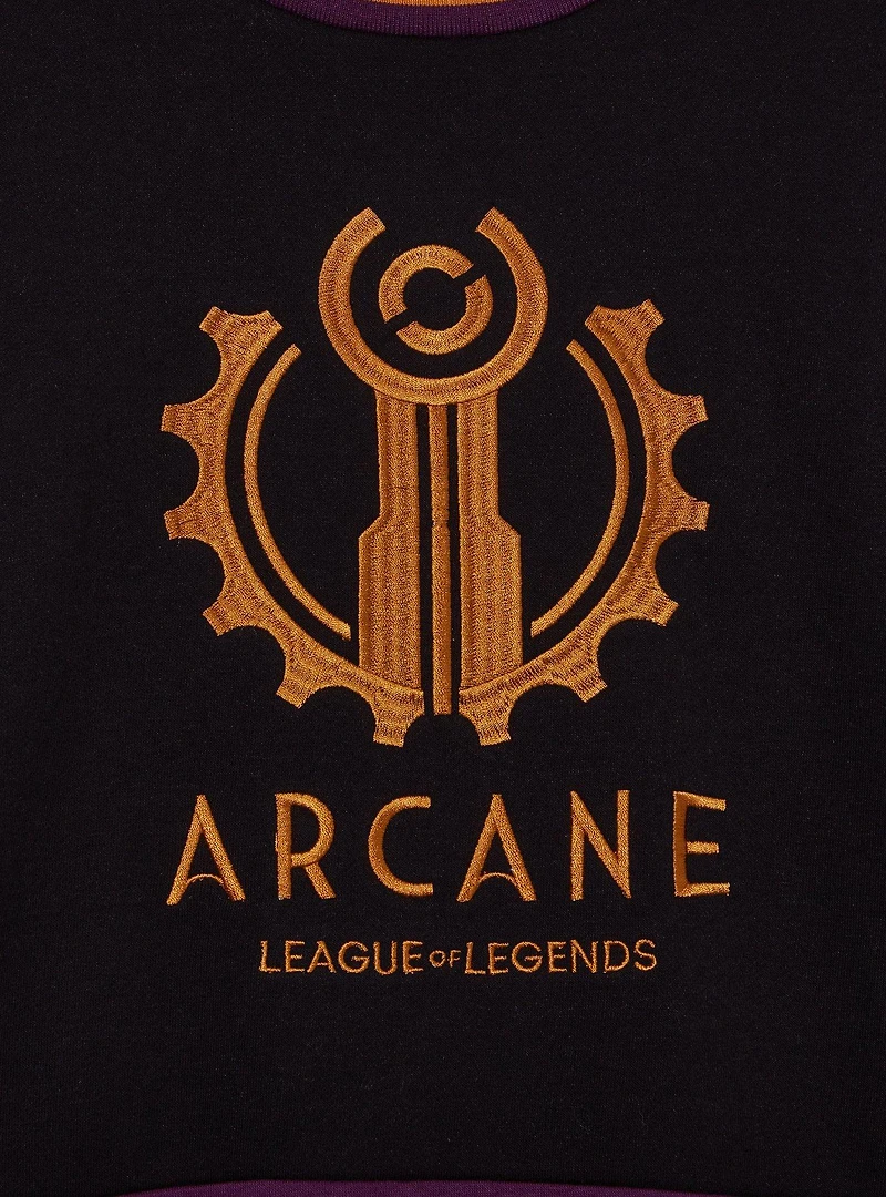 Arcane Piltover Logo Panel Crewneck - BoxLunch Exclusive