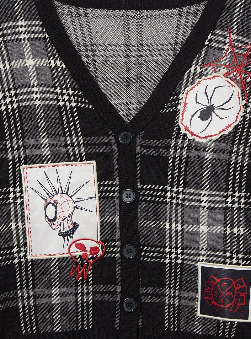 Marvel Spider-Man: Across the Spider-Verse Spider-Punk Icons Women's Plus Cardigan - BoxLunch Exclusive