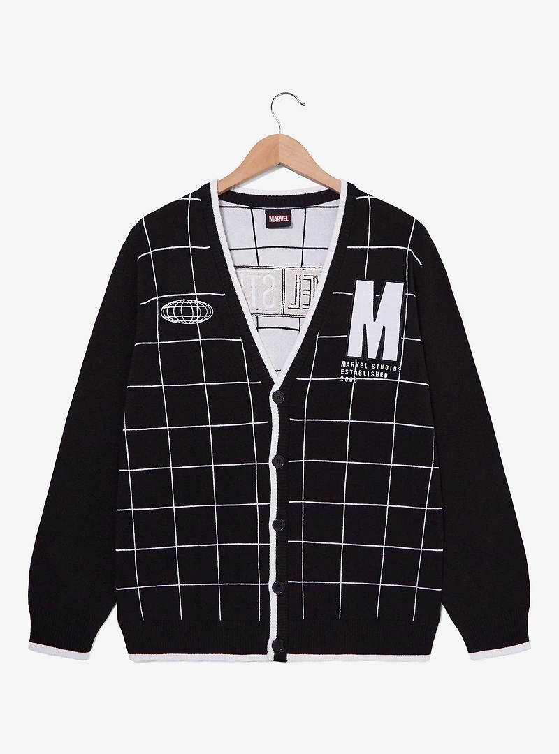 Marvel Studios Logo Grid Cardigan - BoxLunch Exclusive