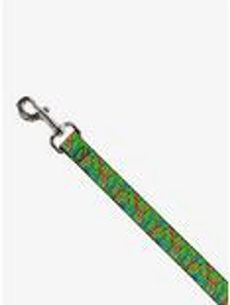 Teenage Mutant Ninja Turtles Faces Stacked Dog Leash