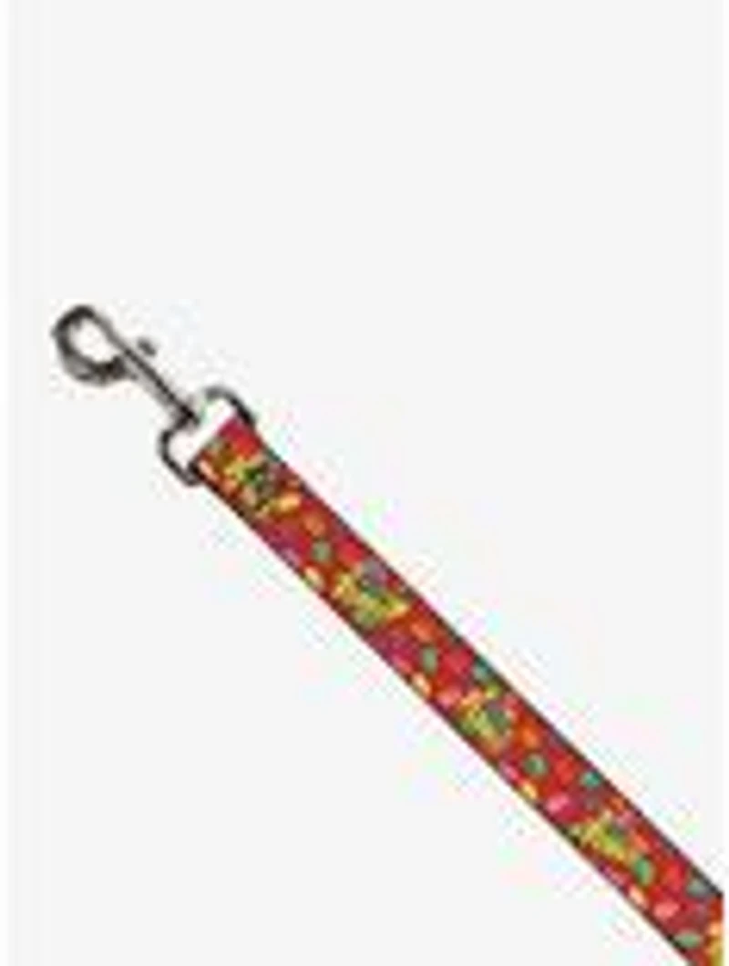 The Flintstones Fruity Pebbles Cereal Scattered Dog Leash