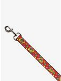 The Flintstones Fruity Pebbles Cereal Scattered Dog Leash