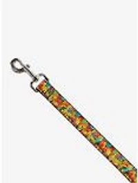 The Flintstones Fruity Pebbles Logo Vivid Cereal Dog Leash