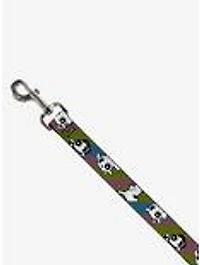 The Powerpuff Girls and Donny Stripe Pastel Dog Leash