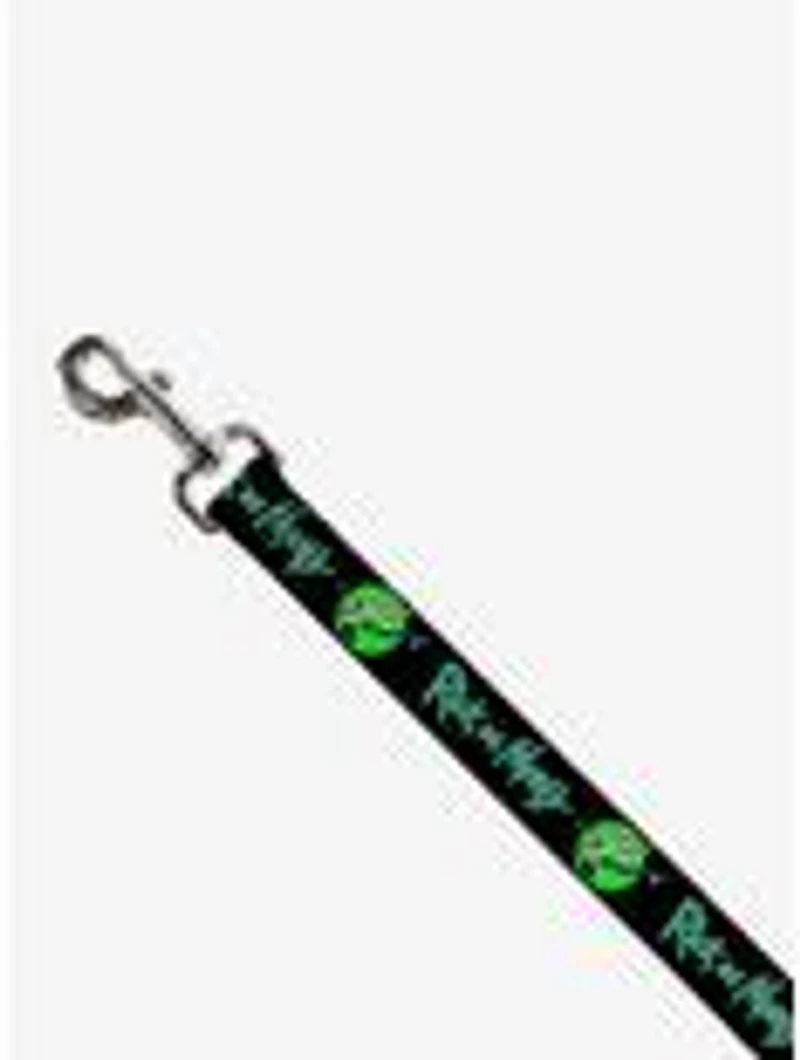 Rick and Morty Title Logo Portal Pose Dog Leash