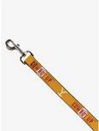 Yellowstone Y Logo Cowboy Up Text Dog Leash