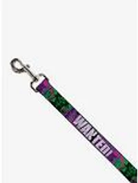 DC Comics The Joker Wanted Smiling Pose and Graffiti Dog Leash