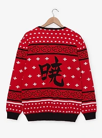 Naruto Shippuden Akatsuki Cloud Holiday Sweater — BoxLunch Exclusive