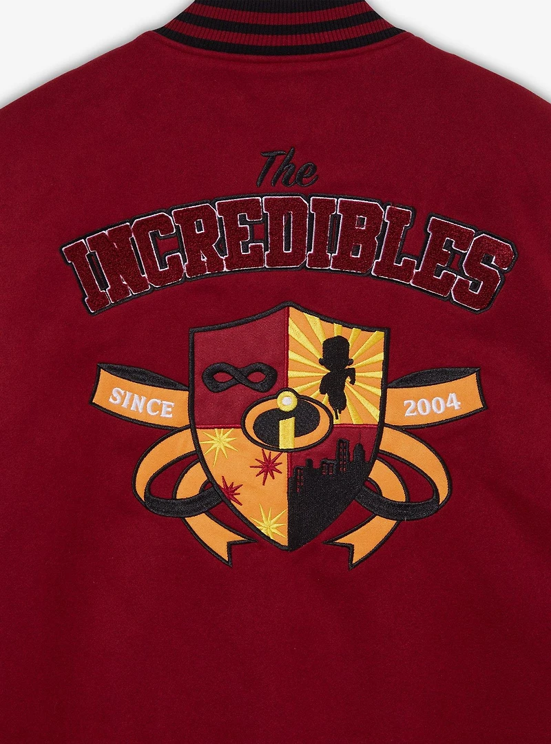 Disney Pixar The Incredibles Dash Parr Logo Varsity Jacket - BoxLunch Exclusive