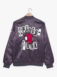 Marvel Spider-Man: Across the Spider-Verse Spider-Punk New London Satin Bomber Jacket — BoxLunch Exclusive