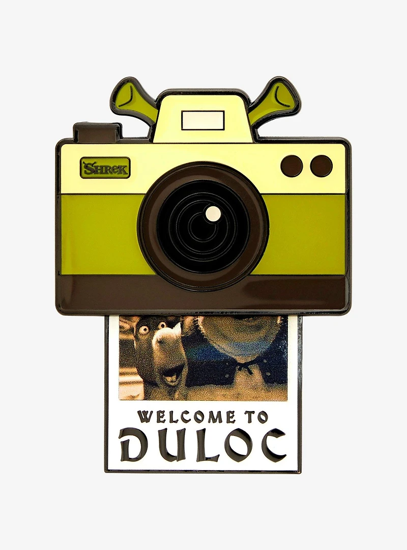 DreamWorks Shrek Camera Sliding Enamel Pin - BoxLunch Exclusive