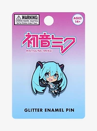 Vocaloid Hatsune Miku Glitter Enamel Pin - BoxLunch Exclusive