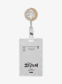 Disney Lilo & Stitch Tonal Stitch Polka Dot Retractable Lanyard - BoxLunch Exclusive