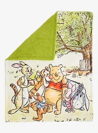 Disney Winnie the Pooh Group Portrait Sherpa Throw