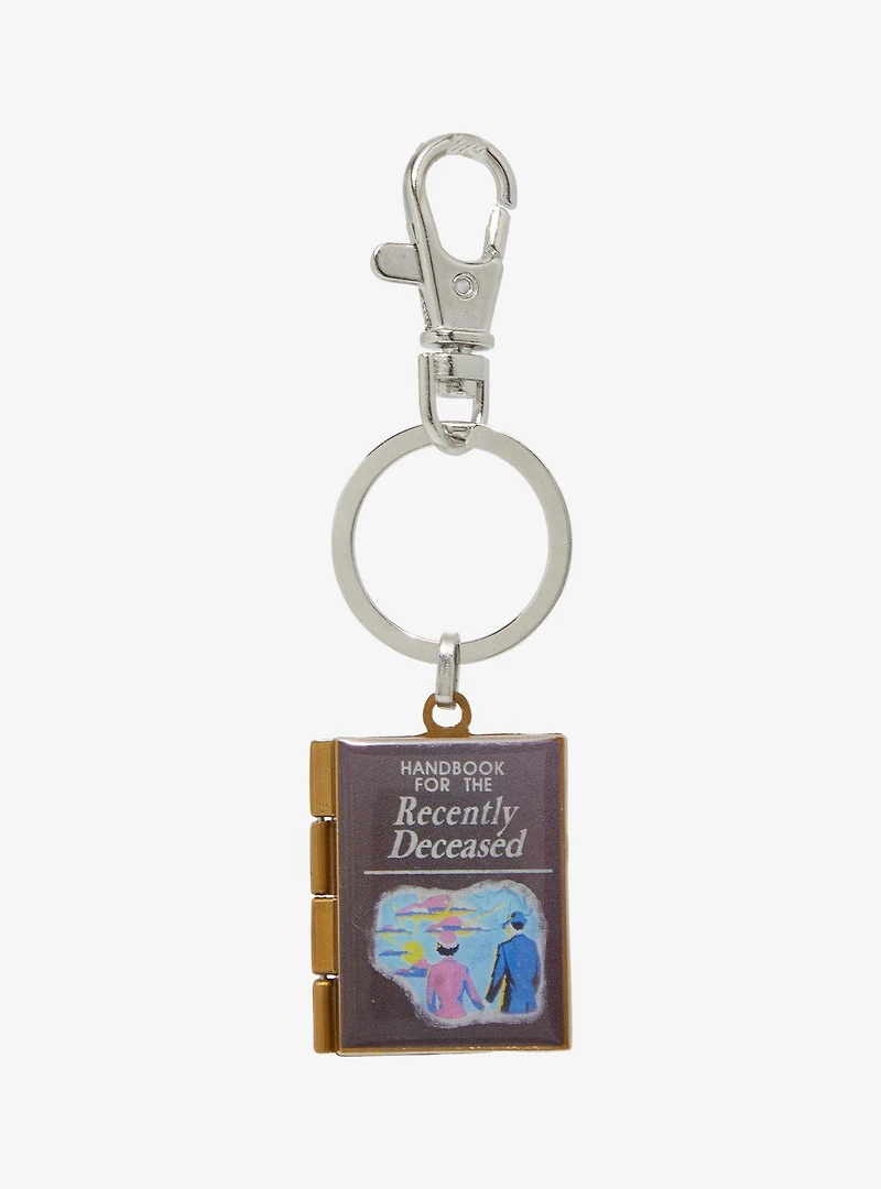 Beetlejuice Handbook for the Recently Deceased Hinge Keychain