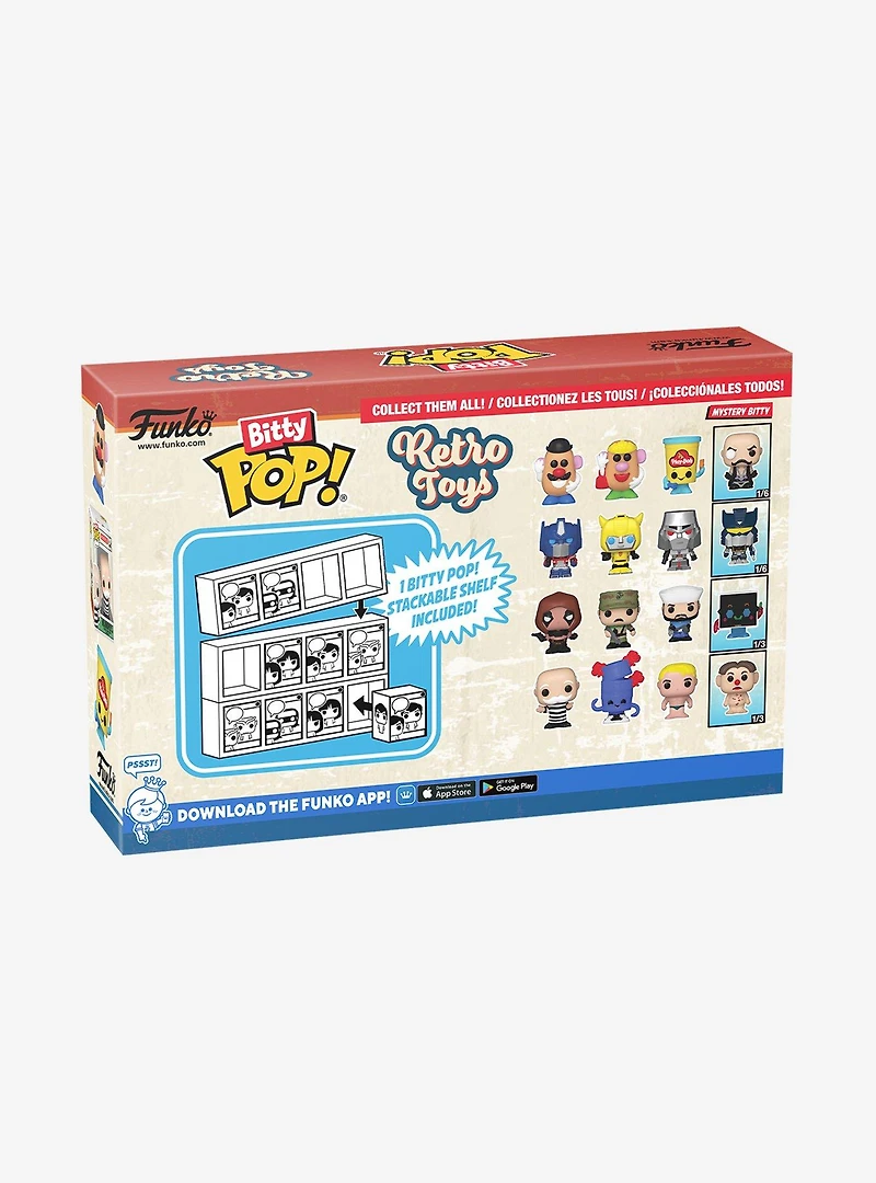 Funko Bitty Pop! Retro Toys Mr. Monopoly & Friends Blind Box Mini Vinyl Figure Set