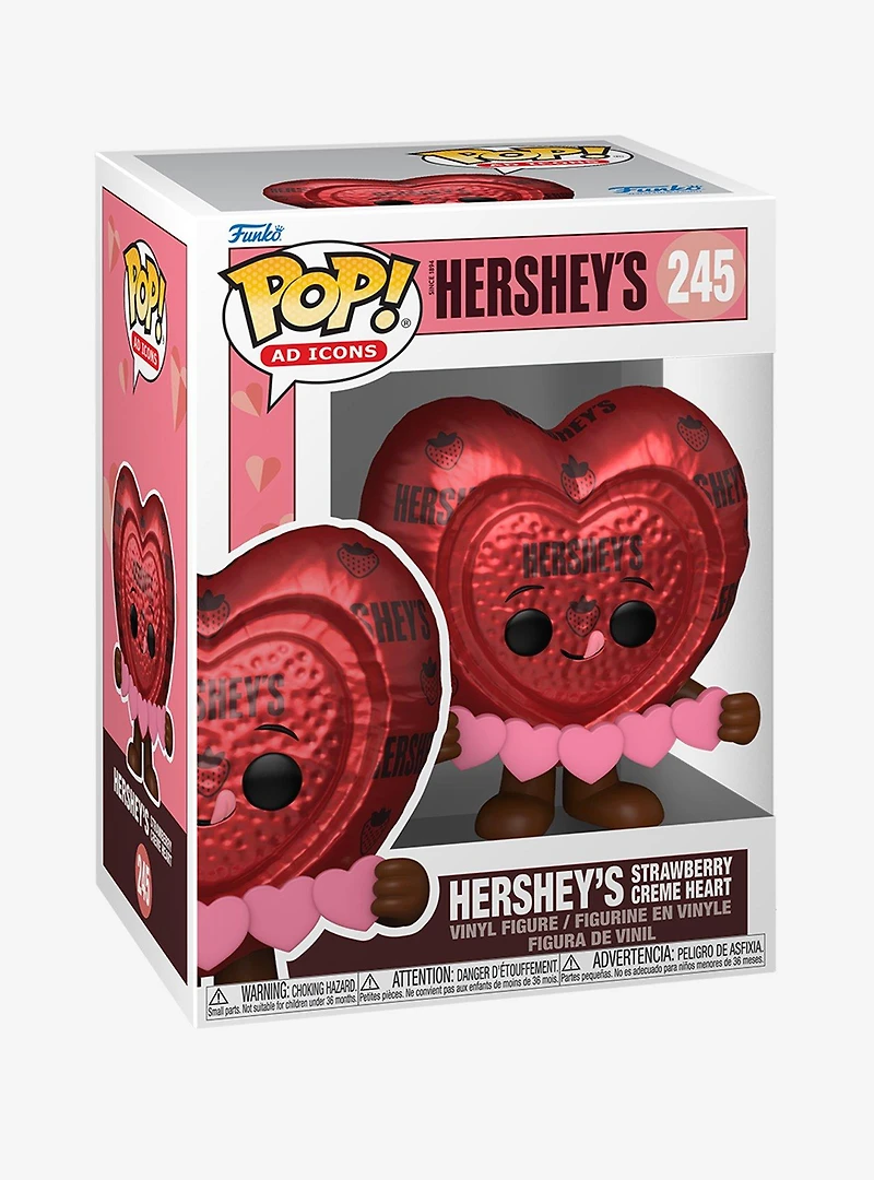 Funko Pop! Ad Icons Hershey's Strawberry Creme Heart Vinyl Figure