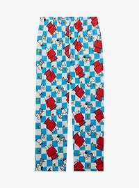 Peanuts Snoopy Checkered Allover Print Sleep Pants — BoxLunch Exclusive