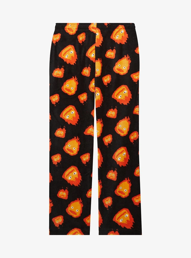Studio Ghibli Howl's Moving Castle Calcifer Allover Print Sleep Pants — BoxLunch Exclusive