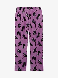 Studio Ghibli Kiki's Delivery Service Jiji Allover Print Plush Sleep Pants — BoxLunch Exclusive