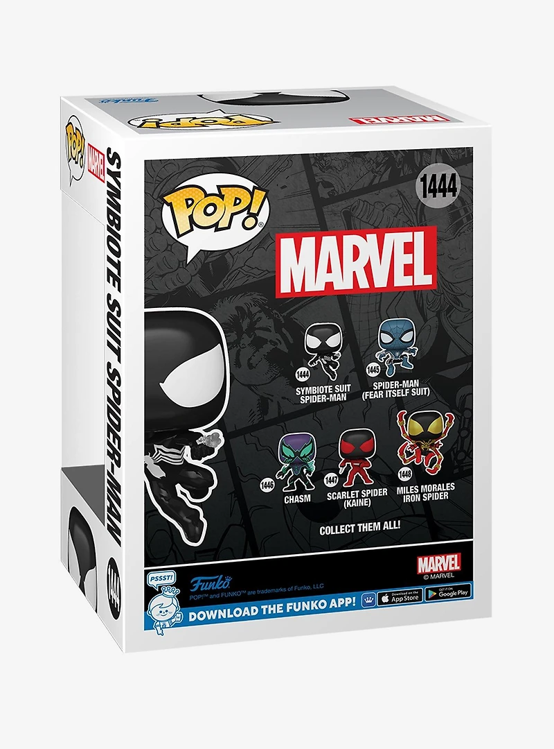 Funko Pop! Marvel Symbiote Suit Spider-Man Vinyl Bobblehead