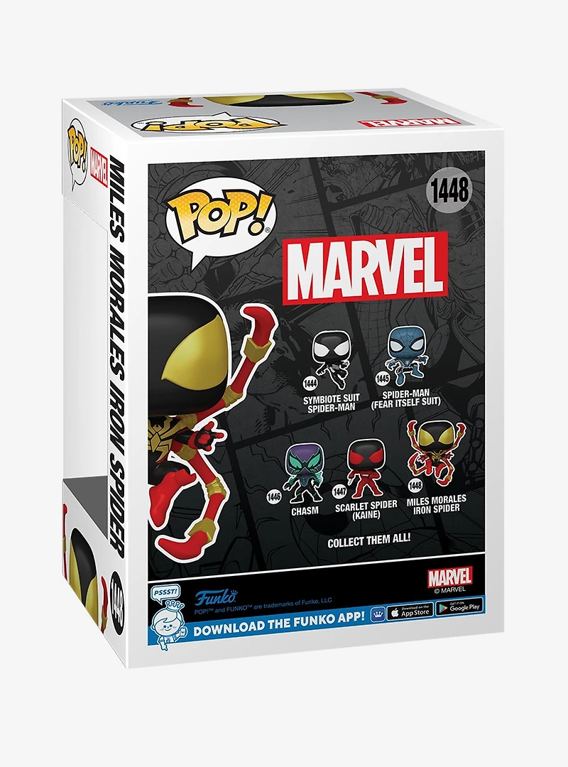 Funko Pop! Marvel Miles Morales Iron Spider Vinyl Bobblehead