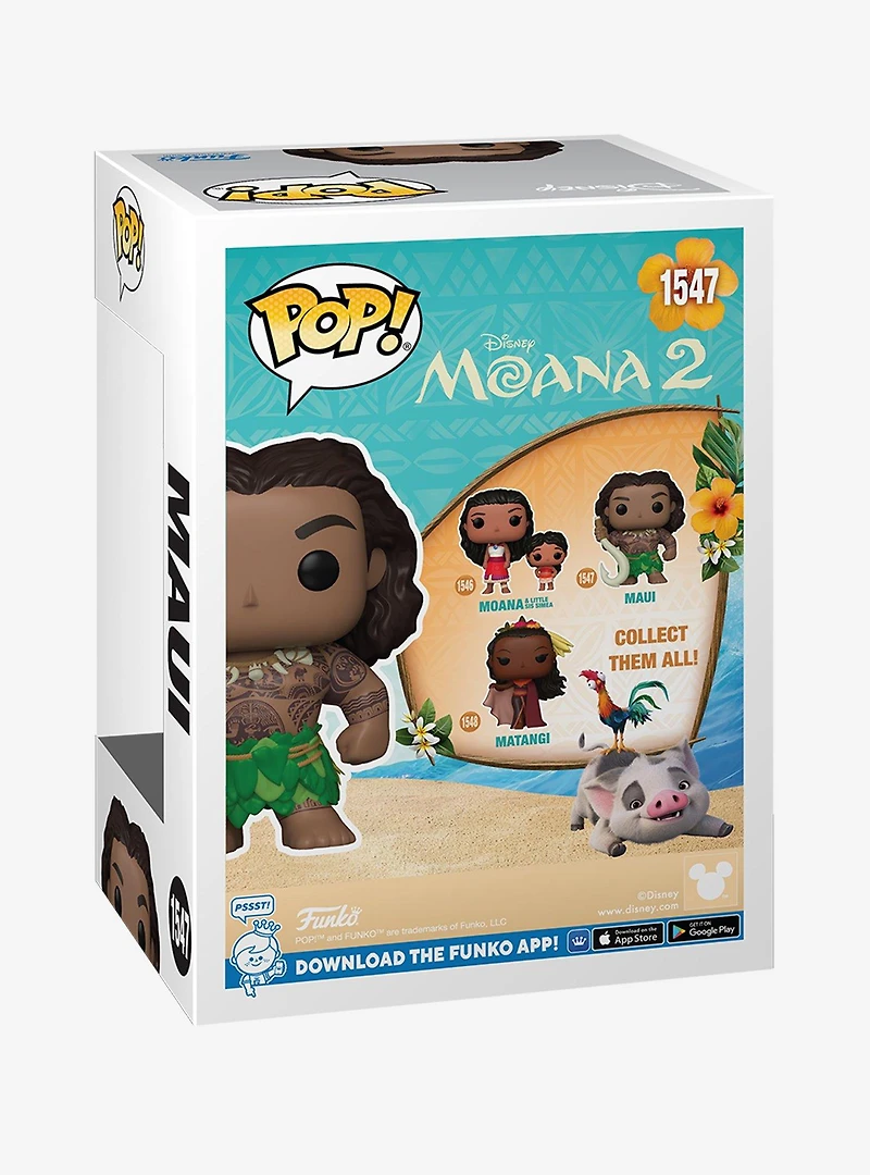 Funko Pop! Disney Moana 2 Maui Vinyl Figure
