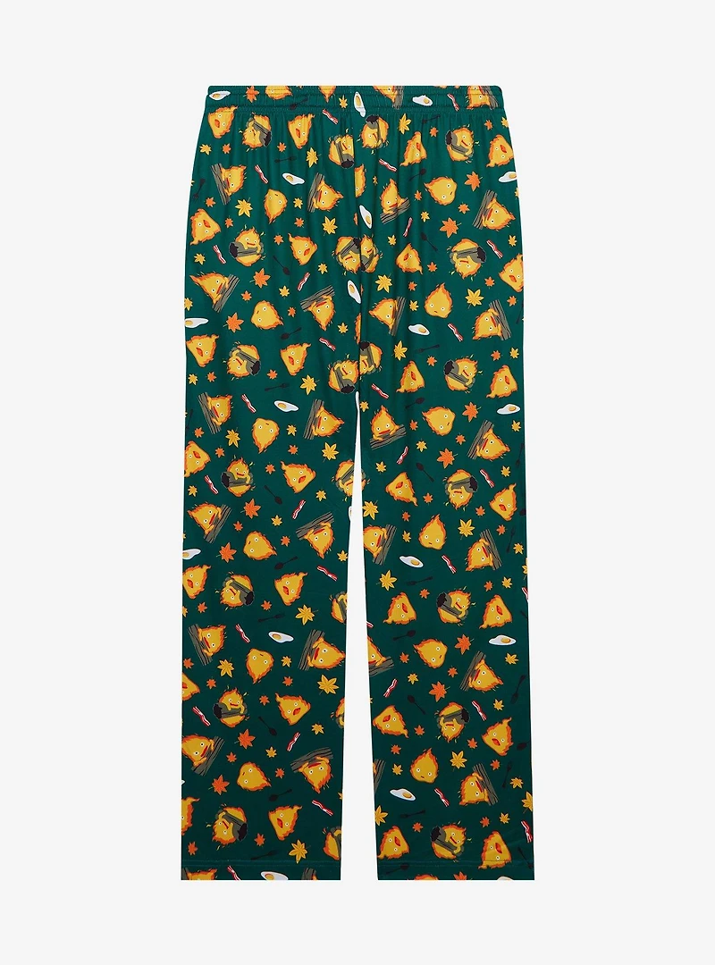 Studio Ghibli Howl's Moving Castle Calcifer Allover Print Sleep Pants — BoxLunch Exclusive