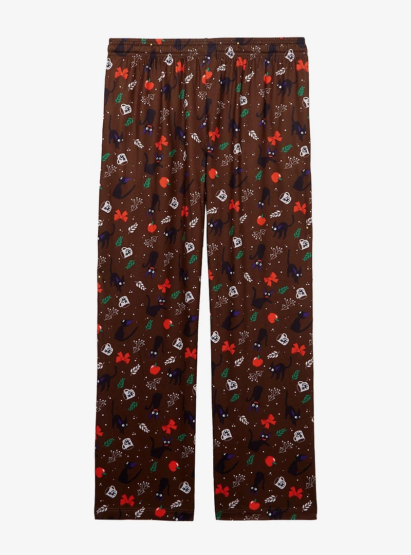 Studio Ghibli Kiki's Delivery Service Jiji Allover Print Sleep Pants — BoxLunch Exclusive