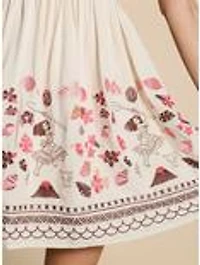 Disney Moana Floral Icons Cinched Smock Dress - BoxLunch Exclusive